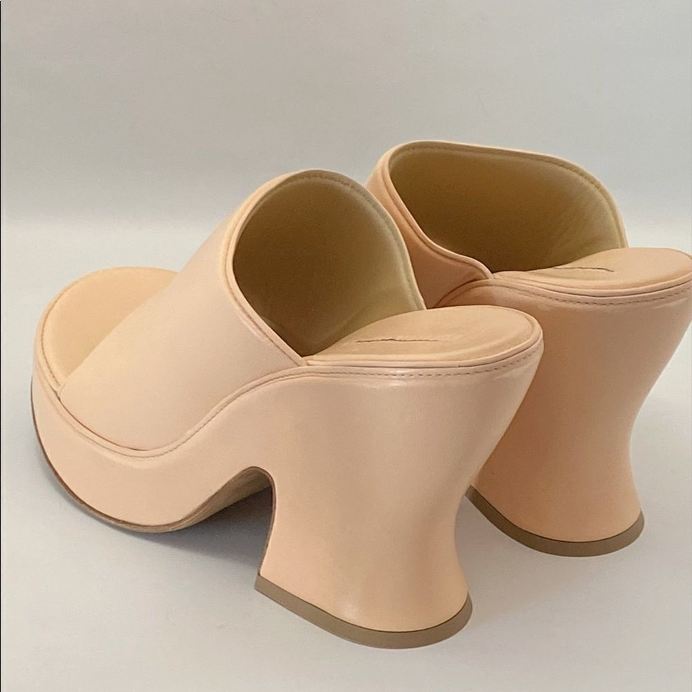 Bottega Veneta Wedge Leather Platform Sandals size 40 - Picture 5 of 10